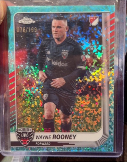2025 Topps Chrome MLS #35 Wayne Rooney — front