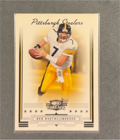 2006 Donruss Threads #120 Ben Roethlisberger — front