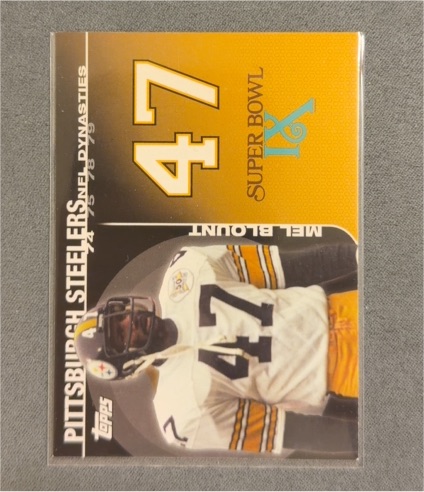 2008 Topps NFL Dynasties Tribute #DYN-MB Mel Blount — front