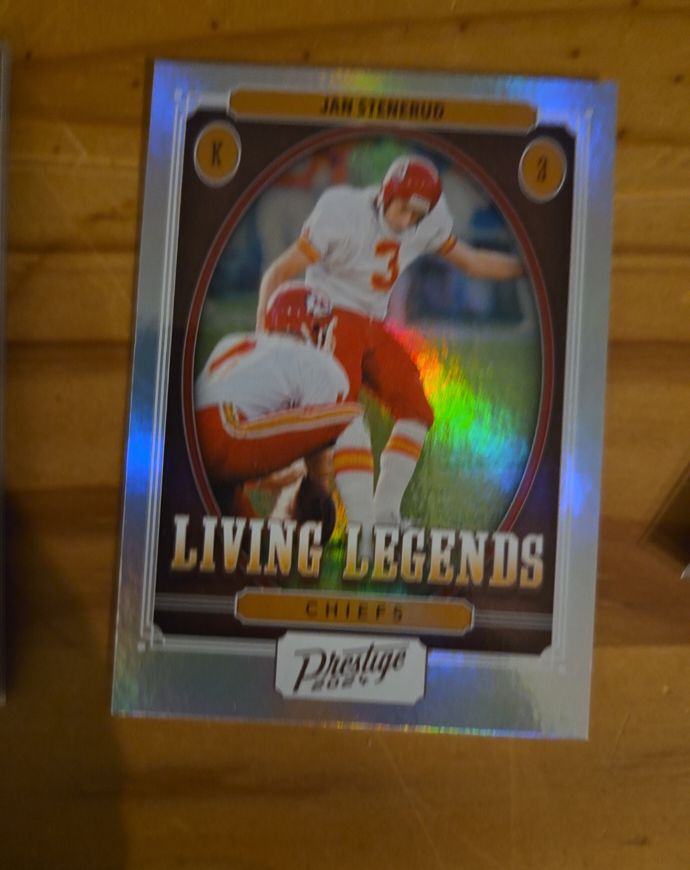 2024 Panini Prestige Living Legends #LL-JSD Jan Stenerud — front