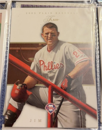 2005 Fleer Flair #2 Jim Thome — front