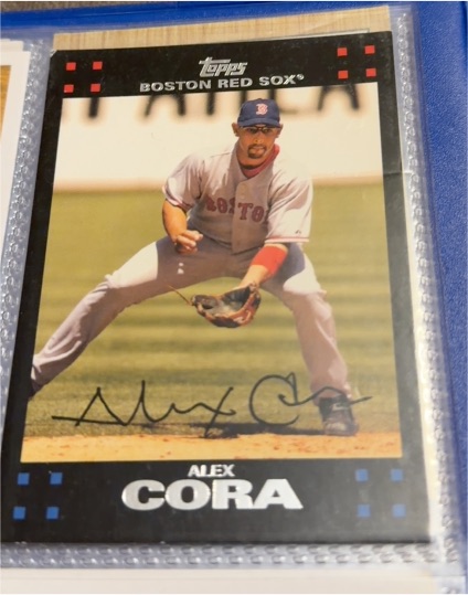 2007 Topps #565 Alex Cora — front