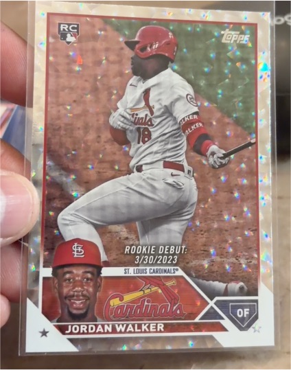 2023 Topps Update Series Rookie Debut #US122 Jordan Walker — front