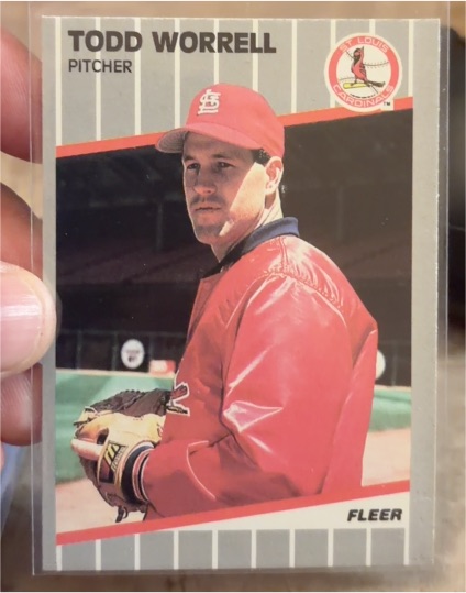 1989 Fleer #466 Todd Worrell — front