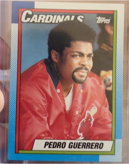 1990 Topps #610 Pedro Guerrero — front