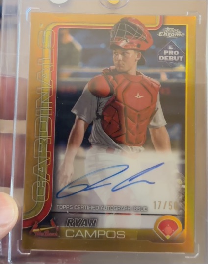 2025 Topps Pro Debut Chrome #PDC-141 Ryan Campos — front