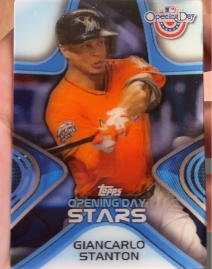 2014 Topps Opening Day Stars #ODS-23 Giancarlo Stanton — front
