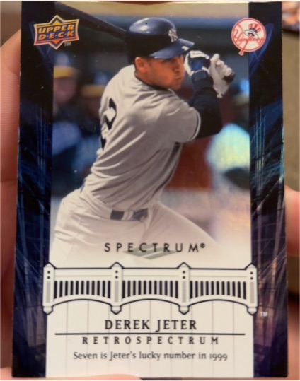 2008 Upper Deck Spectrum #DJ65 Derek Jeter Retrospectrum — front