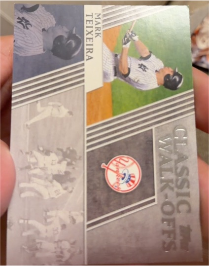 2012 Topps Classic Walk-Offs #CW-6 Mark Teixeira — front
