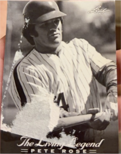 2012 Leaf Pete Rose The Living Legend #29 Pete Rose — front