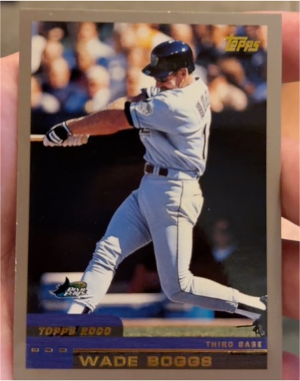 2000 Topps #3 Wade Boggs — front