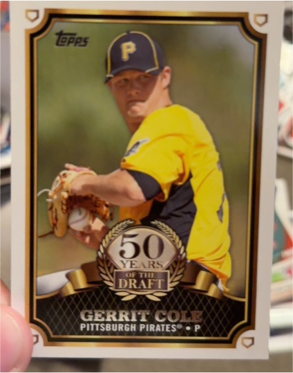 2014 Topps 50 Years of the Draft #50YD-2 Gerrit Cole — front