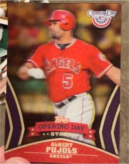 2013 Topps Opening Day Stars #ODS-10 Albert Pujols — front