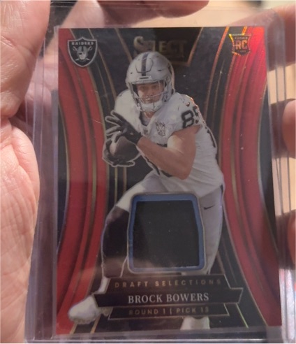 2024 Panini Select Draft Selections #DSM-BBS Brock Bowers — front