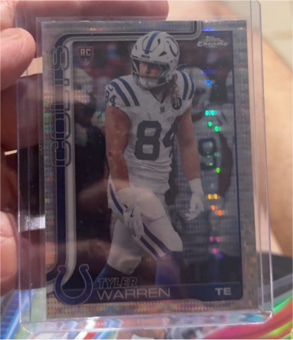 2025 Topps Chrome #346 Tyler Warren — front