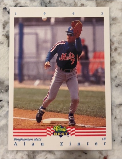 1992 Classic Best #28 Alan Zinter — front