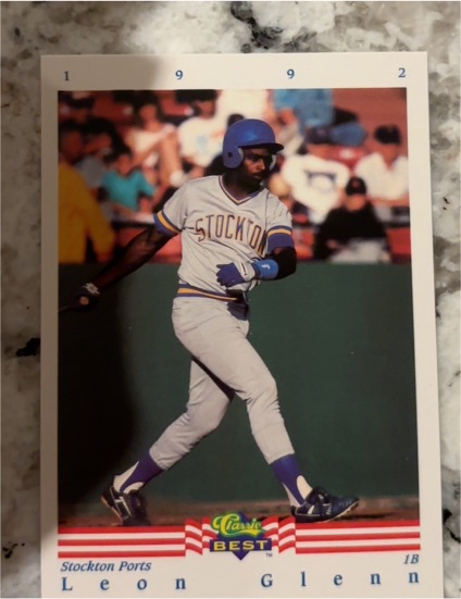 1992 Classic Best #284 Leon Glenn — front