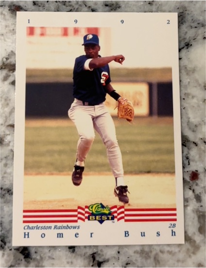 1992 Classic Best #52 Homer Bush — front