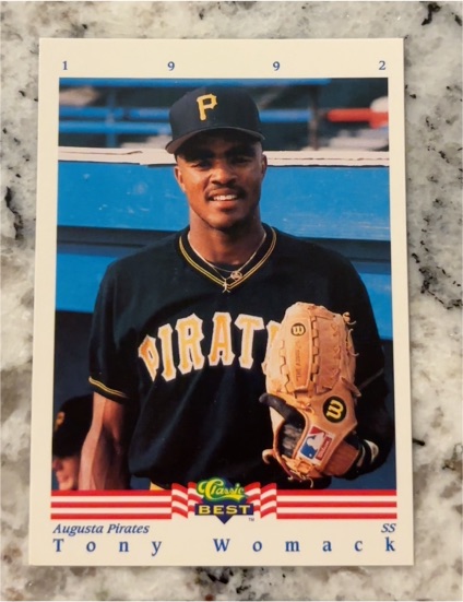 1992 Classic Best #385 Tony Womack Augusta Pirates — front