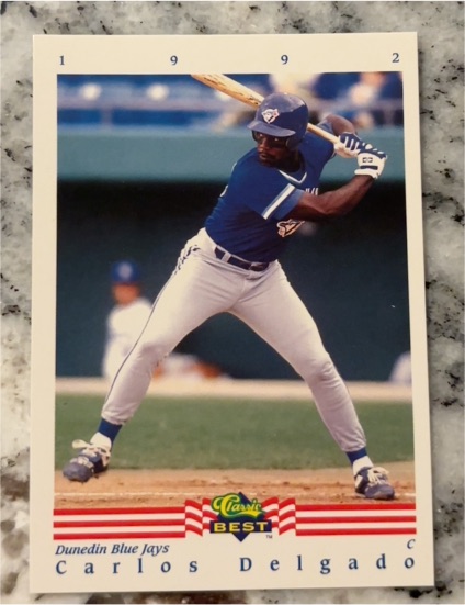 1992 Classic Best #90 Carlos Delgado — front