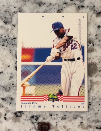 1992 Classic Best #82 Jerome Tolliver — front