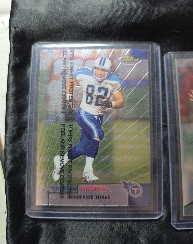 1999 Topps Finest #52 Yancey Thigpen — front