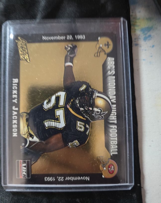 1993 Action Packed Monday Night Football #47 Rickey Jackson — front