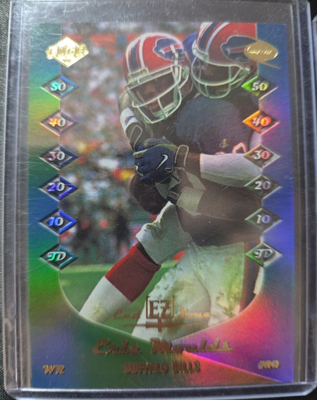 1999 Collector's Edge Odyssey End Zone #EZ4 Eric Moulds — front