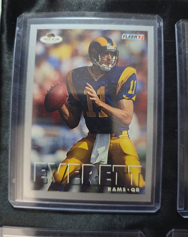 1993 Fleer Shell FACT #15 Jim Everett — front
