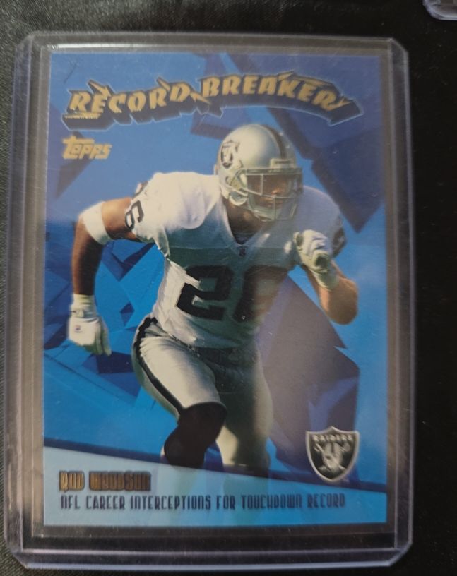 2003 Topps Record Breakers #RB26 Rod Woodson — front