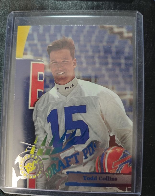 1995 Topps Stadium Club Draft Pix #D219 Todd Collins — front