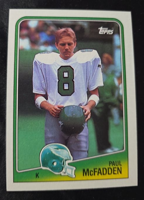 1988 Topps #240 Paul McFadden Philadelphia Eagles — front