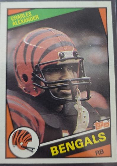 1984 Topps #33 Charles Alexander — front