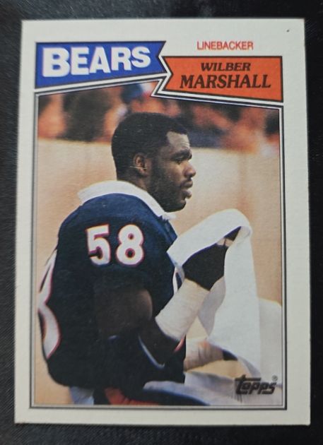 1987 Topps #59 Wilber Marshall — front