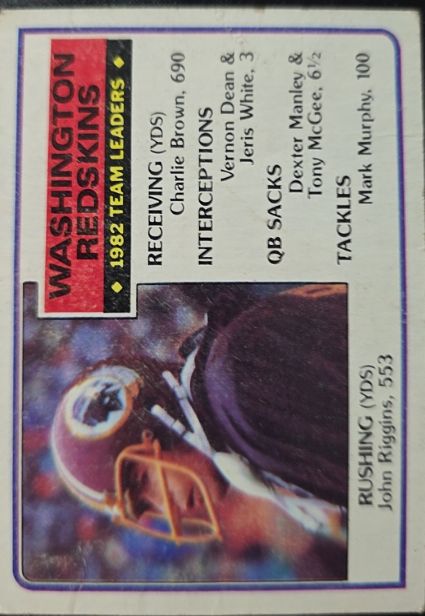 1983 Topps #186 John Riggins — front
