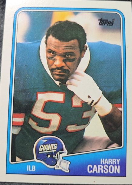 1988 Topps #284 Harry Carson — front