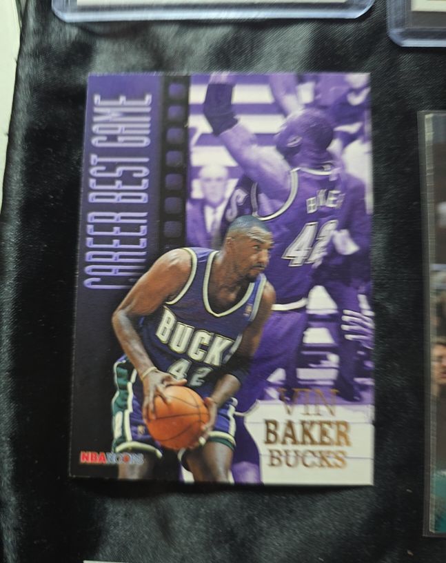 1996-97 NBA Hoops #328 Vin Baker — front