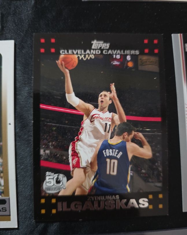 2007-08 Topps #96 Zydrunas Ilgauskas — front