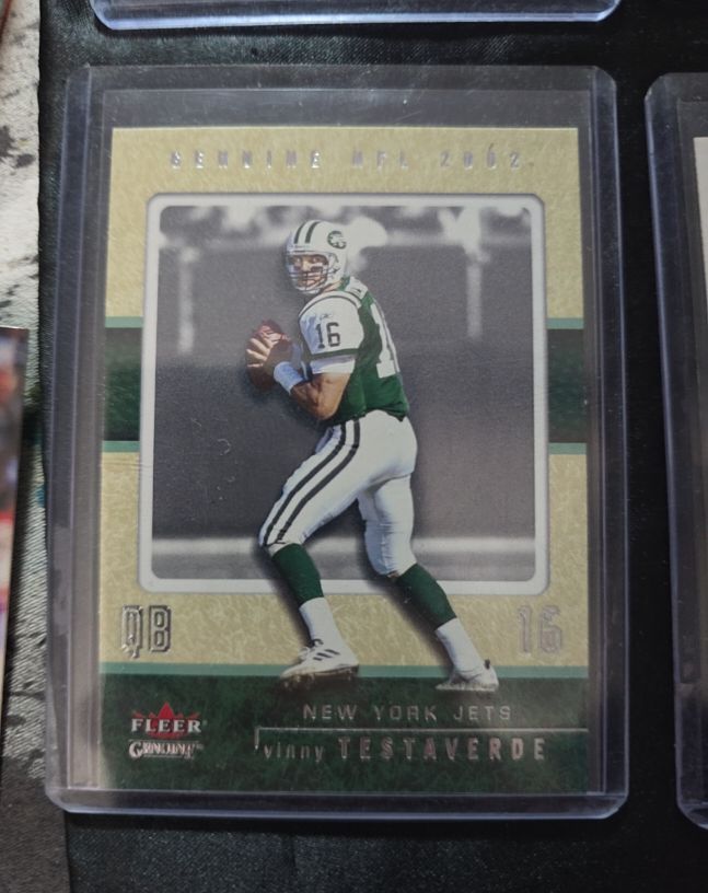 2002 Fleer Genuine #118 Vinny Testaverde — front