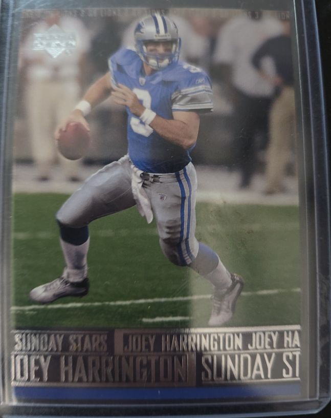 2003 Upper Deck Sunday Stars Joey Harrington — front