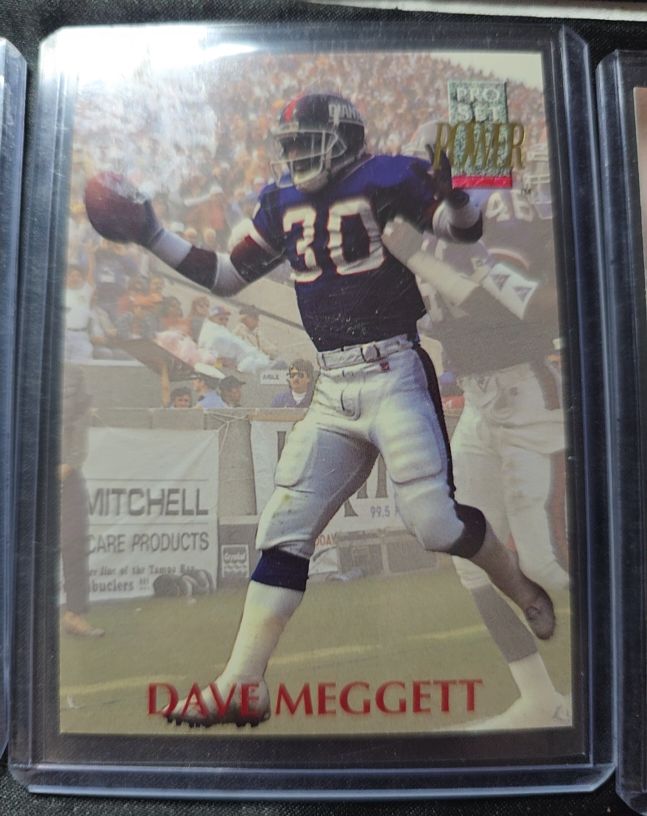 1992 Pro Set Power #30 Dave Meggett — front