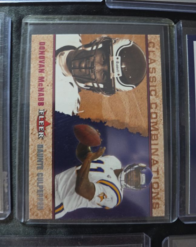 2002 Fleer Tradition Classic Combinations #6 Donovan McNabb Daunte Culpepper — front