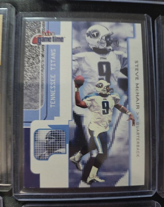 2001 Fleer Game Time #37 Steve McNair Tennessee Titans — front