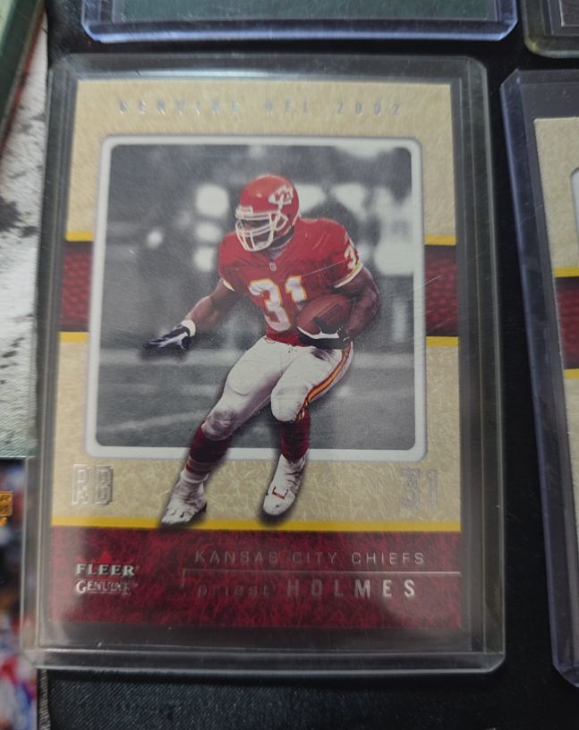 2002 Fleer Genuine #31 Priest Holmes — front