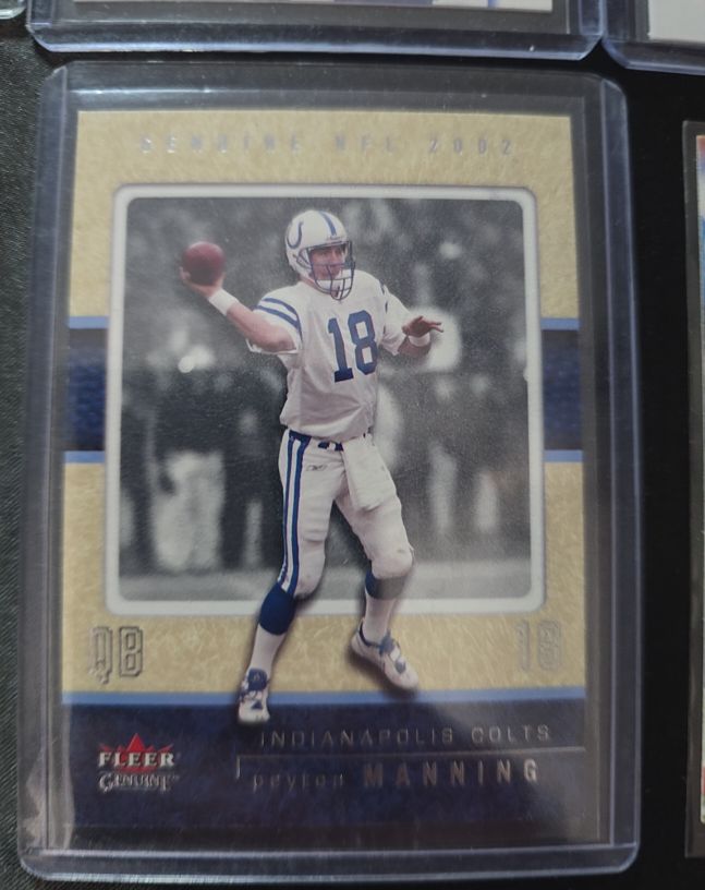 2002 Fleer Genuine #47 Peyton Manning — front