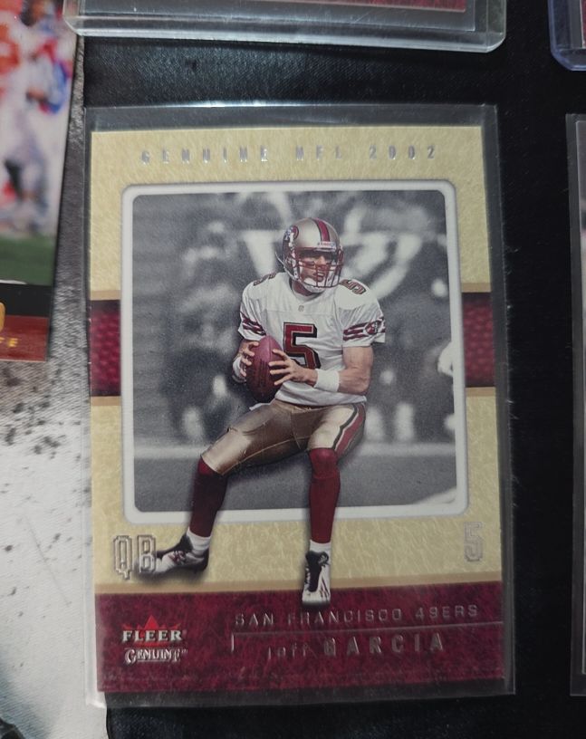 2002 Fleer Genuine #30 Jeff Garcia — front