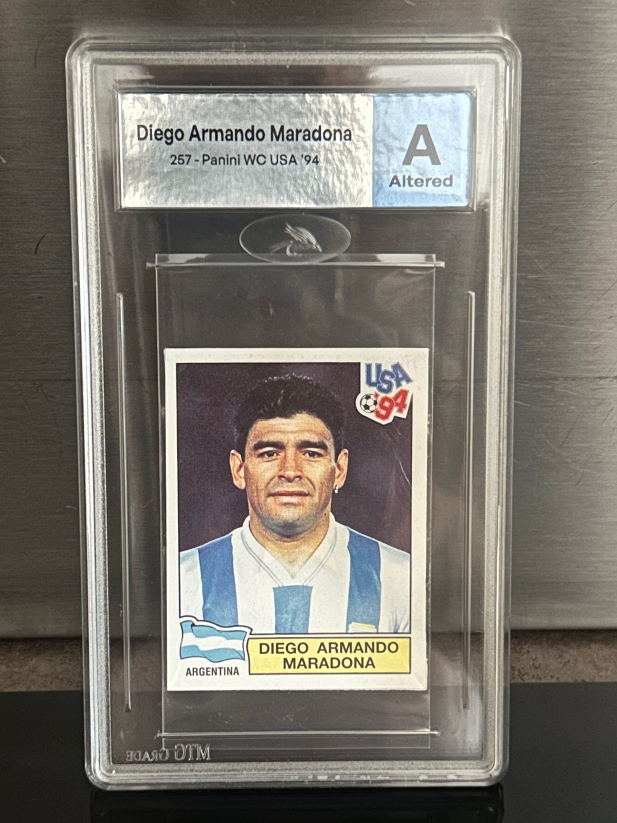 1994 Panini World Cup USA #257 Diego Armando Maradona — front