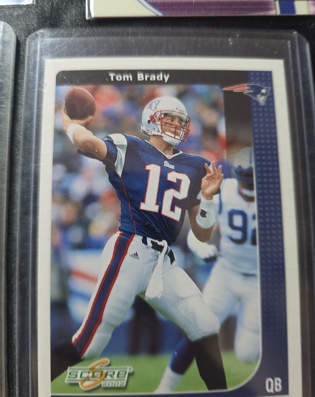 2002 Score #137 Tom Brady — front