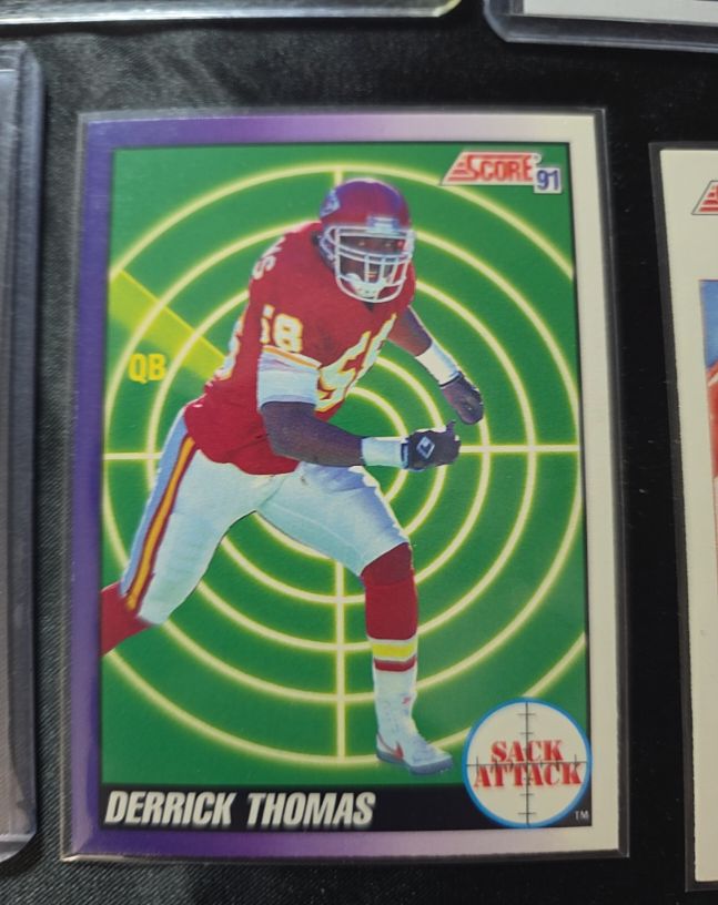 1991 Score #661 Derrick Thomas — front