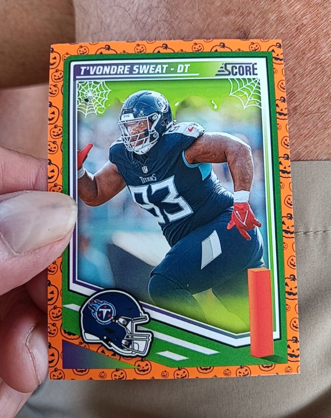 2025 Panini Score A Treat #91 T'Vondre Sweat — front